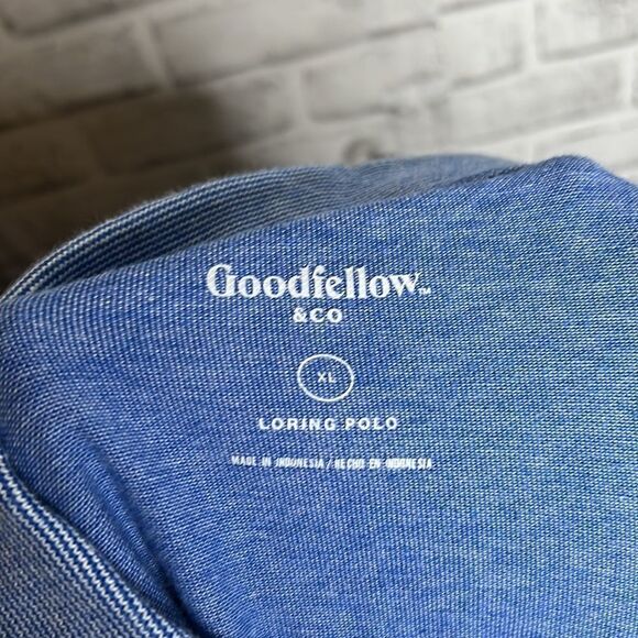 Goodfellow & Co Sky Blue Loring Polo Shirt Size XL - Picture 4 of 4